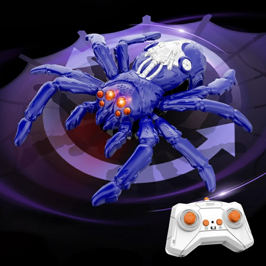 Spajduś–ZDALNIE STEROWANY – Robot Wspinający się po Ścianach z Podświetlanymi LED-owymi Oczami